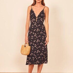 Reformation Montague Midi Dress - Size 2